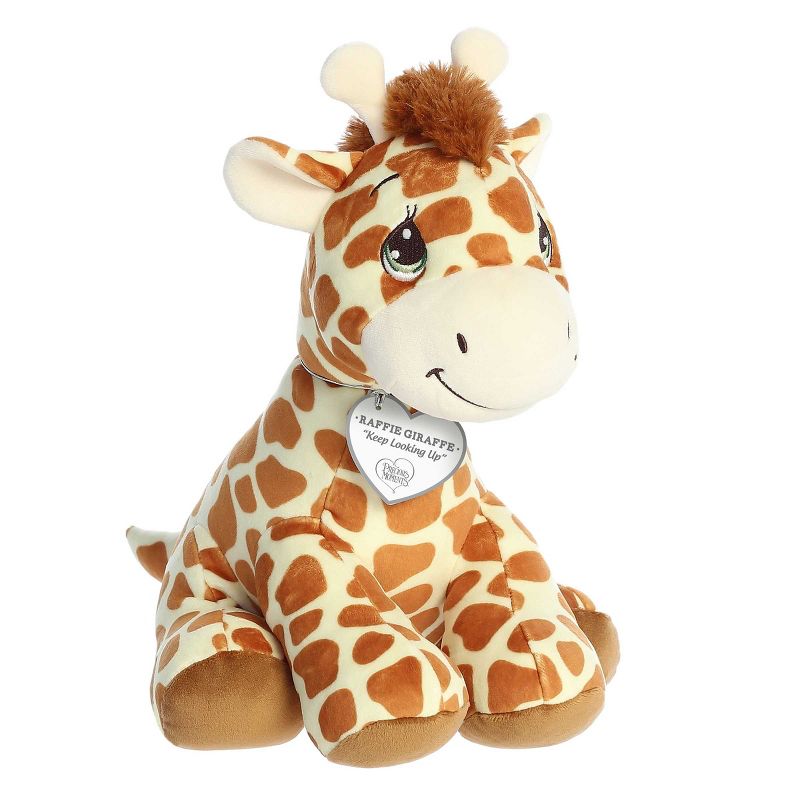 Aurora Medium Squishy Raffie Giraffe Precious Moments Inspirational Stuffed Animal Brown 12", 1 of 6