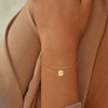 Turandoss Gold Initial Bracelets for Women Girls, Dainty Layered Charm Bracelet, Gold Jewelry for Women, Birthday Gifts for Girls 8-18 - 3 of 4
