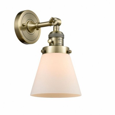 Cone - 1 Light Wall Sconce In Industrial Style-10 Inches Tall and 6.25 Inches Wide