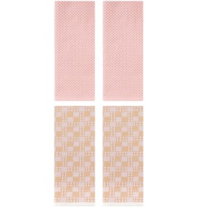 REGALWOVEN 4 Pcs Soft Absorbent Comfortable Waffle Design Hand Towel - 1 of 4