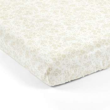 Lush Décor Soft & Plush Fitted Crib Sheet Garden Of Flowers