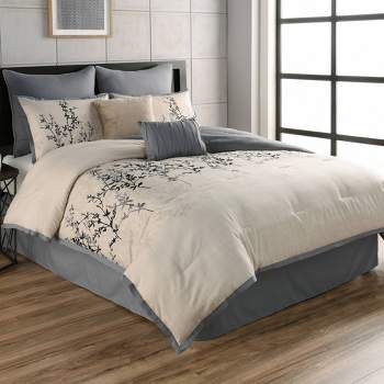 Riverbrook Home 8pc Queen Hayden Comforter Bedding Set Blue