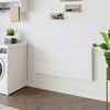 VisioGear Laundry Room Folding Table, Wall Mounted Folding Table for Small Spaces, Fold Down Desk, White, 45"*22"*6.5" - 2 of 4
