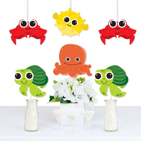 Big Dot Of Happiness Under The Sea Critters Decorations Diy Birthday Party Or Baby Shower Essentials Set Of Target