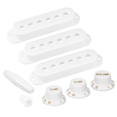 Unique Bargains Single Coil Switch Tip Plastic Pick Up Cover Set