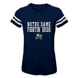 NCAA Notre Dame Fighting Irish Girls' Striped T-Shirt