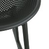 PAGED Patio Dining Chairs Set of 2 Minimalist Style Patio Chairs with Clean and Precise Lines for Backyard, Patio - 4 of 4