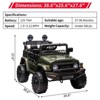 12V Ride On Truck Car for Kids, Kids Car w/2.4G Remote Control, Led Lights, Suspension, Safety Belt, Powered Electric Vehicle for Boys and Girls - 3 of 4