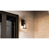 Urban Ambiance Luxury Farmhouse Outdoor Wall Sconce 12.75''H x 6.125''W,  Midnight Black Finish,  Henderson Collection, UHP1300 - 3 of 4
