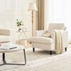 Modern Accent Chair, Oversized Living Room Chairs, Linen Upholstered Cozy Armchair with Thick Cushion - 4 of 4