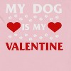 Rerun Island Men's My Dog Is My Valentine Short Sleeve Graphic Cotton T-Shirt - 2 of 3
