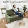 Dyonery 50" Small Loveseat Sofa, Comfy Corduroy Couch with Thick Cushions, Tool-Free Assembly Loveseat for Bedroom, Living Room - 4 of 4