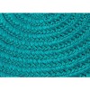 Colonial Mills Reversible Flat-Braid (Oval) Runner Braided Runner, Aqua 2'4"x6', Oval Shape - 3 of 3