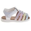 Laura Ashley Girls' Bowknot Open Toe Sandals (Toddlers) - 2 of 4
