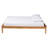 Baxton Studio Efren Mid-Century Modern Honey Oak Finished Wood Bed Frame - image 3 of 4