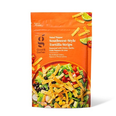 Santa Fe Tortilla Strips Salad Topper - 3.5oz - Good & Gather™