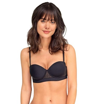 Leonisa Perfect Lift Underwire Push Up Bra With Lace Details - Black 32b :  Target
