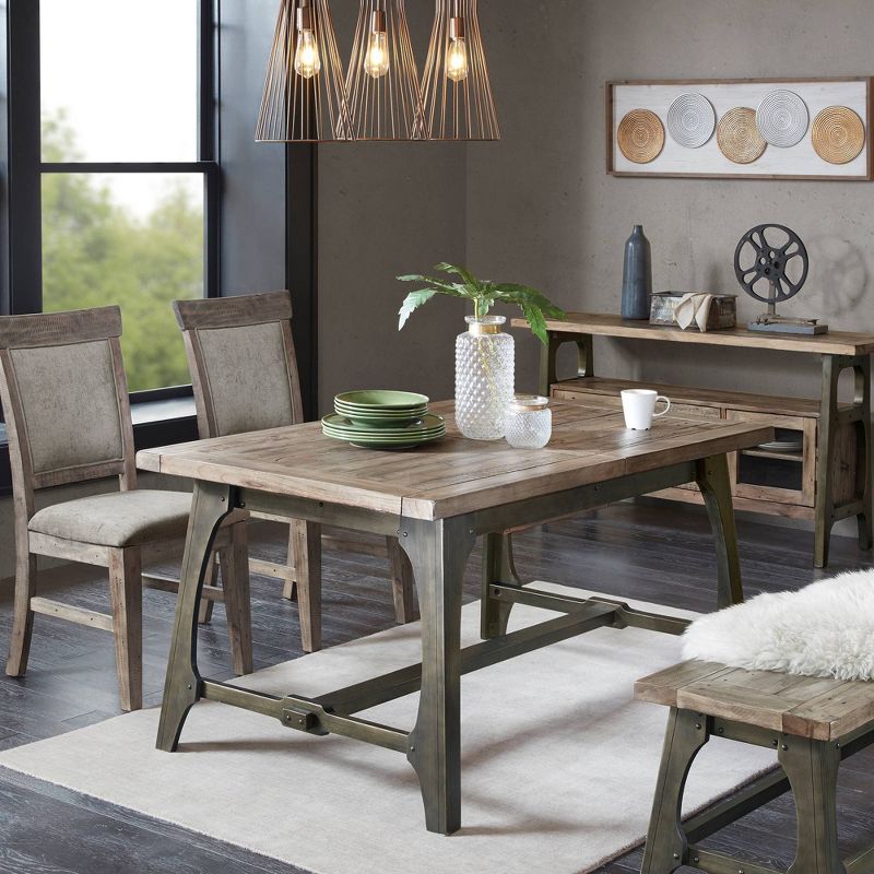 Ink+Ivy Oliver Extendable Dining Table Gray, 4 of 14