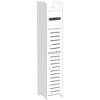 Aoibox Slim Bathroom Storage Cabinet White Over The Toilet Organizer with Doors and Shelves for Small Spaces 30 Inches - 4 of 4
