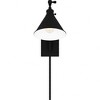 Quoizel Lighting Quoizel Wood 1 - Light Sconce in  Matte Black - 4 of 4