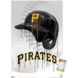 Trends International MLB Pittsburgh Pirates - Drip Helmet 22 Unframed Wall Poster Prints - 1 of 4