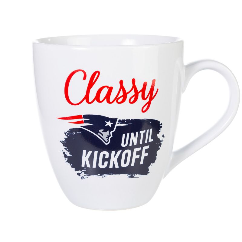 Evergreen New England Patriots, Ceramic Cup O'Java 17oz Gift Set, 3 of 7