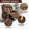 Rocking Recliner Chair with Massage, Nursery Rocker 360° Swivel Glider Lazy Boy Lounge Sofa Seat for Adults with 2 Cup Holders for Living Room - 3 of 4