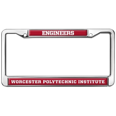 Worcester Poly Goats Logo Full Size Standard License Plate Metal Frame