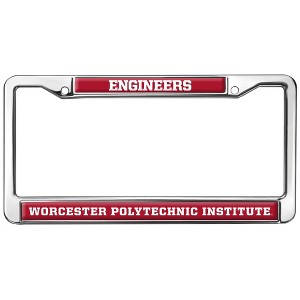 Worcester Poly Goats Logo Full Size Standard License Plate Metal Frame - 1 of 4