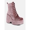 Ashcan High Platform Velvet Ankle Boots Women - 2 of 4