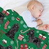 DSANE Cocker Spaniel Dog Christmas Christmas Throw Blanket Soft Fleece Christmas Blanket Cozy Flannel Throw for Couch Bed - 4 of 4