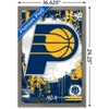 Trends International NBA Indiana Pacers - Maximalist Logo 23 Framed Wall Poster Prints - 3 of 4