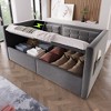 NicBex Twin Size Modern Bed Frame Sofa Bed with Hydraulic Storage,Tufted Daybed Platform Bed for Bedroom,Kids Room,Study - 2 of 4