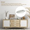 Unique Bargains Multi-Layer Electroplating Stylish and Elegant Sturdy and Durable Cabinet Pulls 4 Pcs - 4 of 4