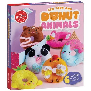 Klutz Sew Your Own Donut Animals Sewing & Craft Kit, Includes Fabric, Thread, and Stuffing, Ages 8 and Up - 1 of 4