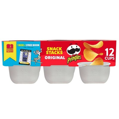 Pringles Snack Stacks Original Potato Crisps Chips - 8oz/12ct : Target