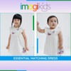 Disney Minnie Mouse Mickey Baby Girls Linen Matching Family Dress Newborn to Infant - 3 of 4
