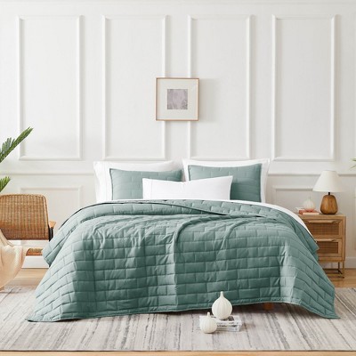 Southshore Fine Living, Inc Oversized, Lightweight, Brickyard Quilt Set