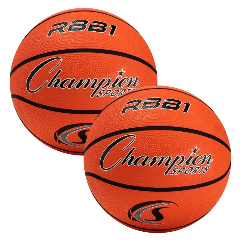 Champion Sports Rubber Basketballs, Assorted Sizes, 1 of 3