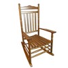 Vynxaria White Adult Rocking Chair - Perfect for Balcony and Porch Relaxation - 4 of 4