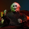 Halloween Decorations Zombie with Sound Induction, Scary Teeth & Movable Skull Head and Arm, Outdoor/Indoor Yard Garden Deco - 3 of 4