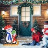 Costway Lighted Standing Penguins Artificial Christmas Decoration Pre-Lit 80 LED Bulbs - 2 of 4
