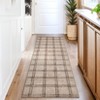 Garvee Area Rugs for Living Room Bedroom Modern Geometric Checkered Rug Non-Slip Stain-Resistant Carpet - 2 of 4