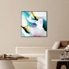 Art Remedy Still Violas Blue Abstract Wall Art Framed - 2 of 4