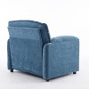 Maliang 38" Oversized Chenille Lounge Chair - Plush Reading Armchair with Thick Comfort Cushions, High Back Support & Wide Seat - 3 of 4