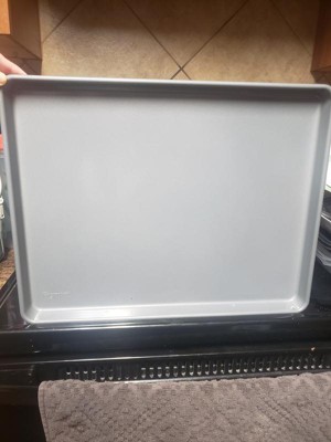 12x16 Nonstick Aluminized Steel Standard Cookie Sheet Gray - Figmint™