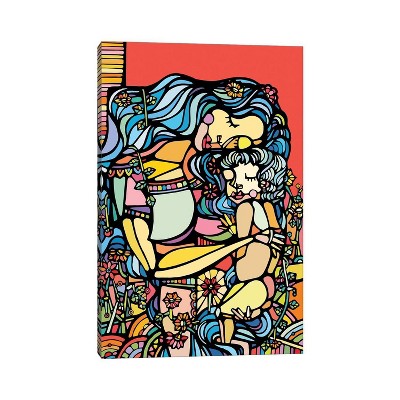 iCanvas Mother and Child by Ninhol Canvas Print Wall Art