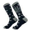 Crazy Dog Men's Deez Nuts and Bolts Socks Funny Sarcastic Hardware Graphic Novelty Footwear for Men - 2 of 4