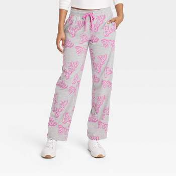 Women's Cargo Graphic Pants - Gray S : Target