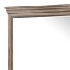 Royal Hampton Dresser Mirror, Beveled Glass, Weathered Gray Solid Wood, 38x42 - 3 of 4